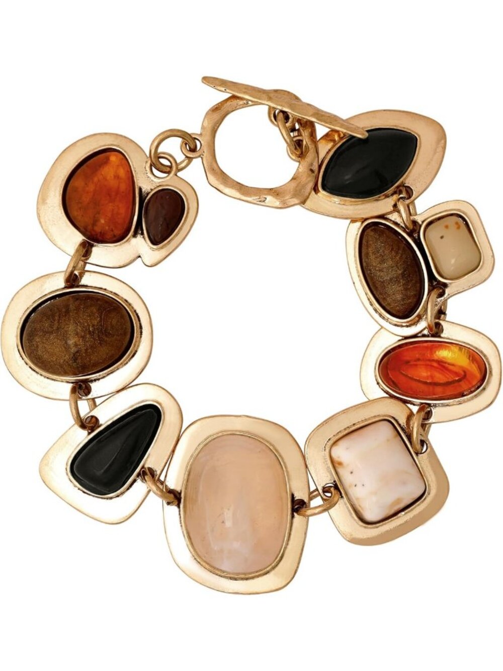 Trendy Geometric Metal & Stone Bracelets | Unique Women's Jewelry Accessory